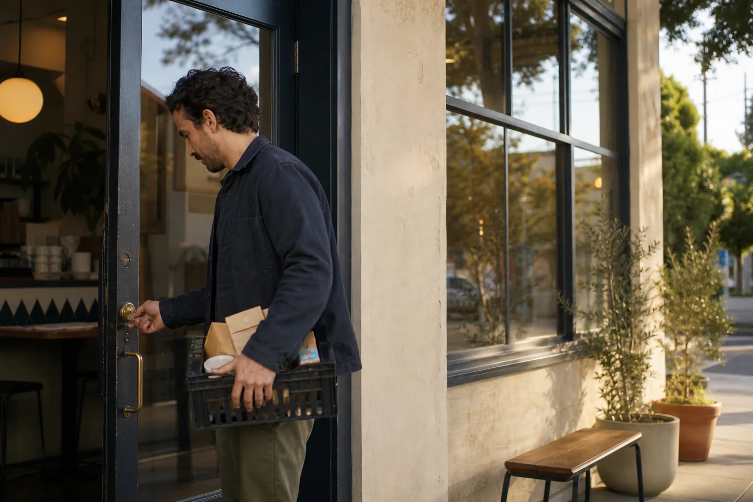 Los Angeles small business owner opening a neighborhood storefront